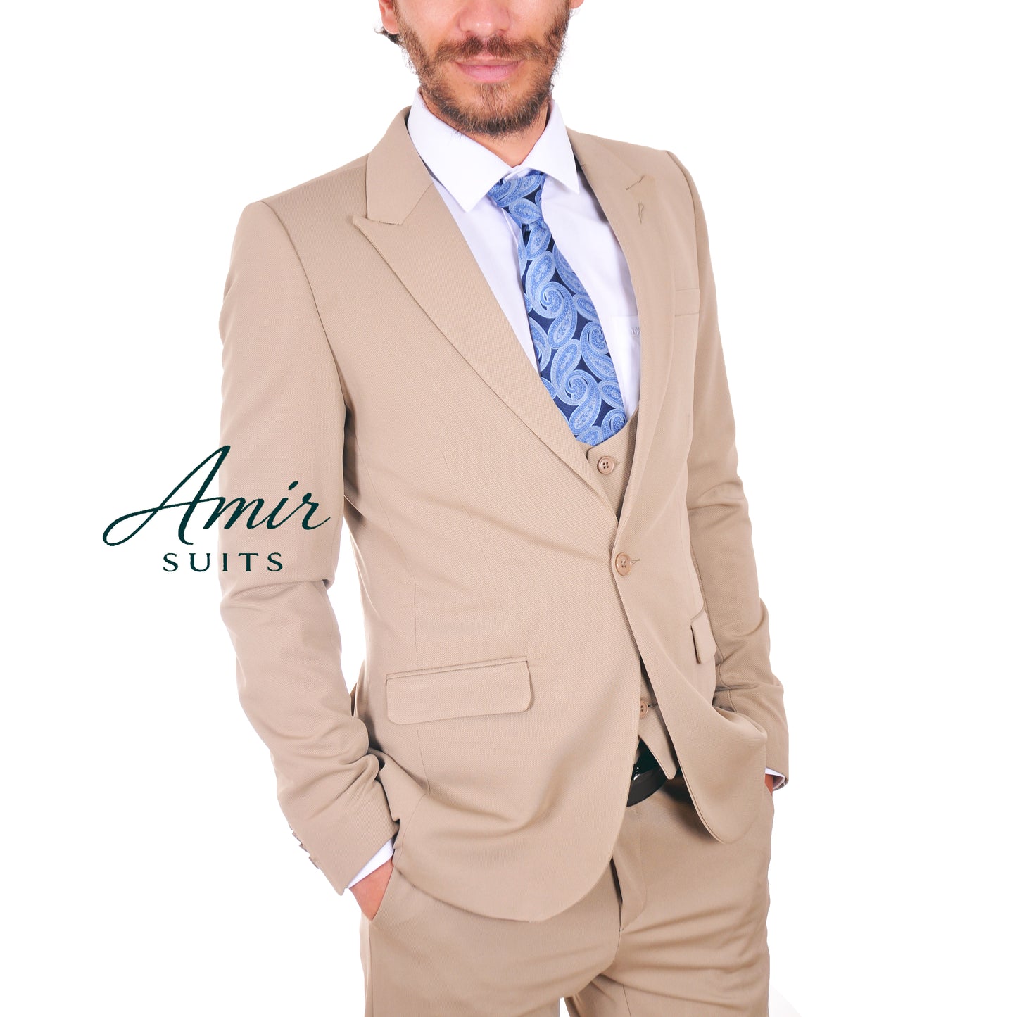 Costume élégant 3 pièces✨ – By Amir Suits